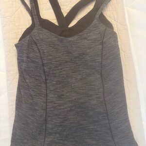 Lululemon Athletica Heather Gray Top
